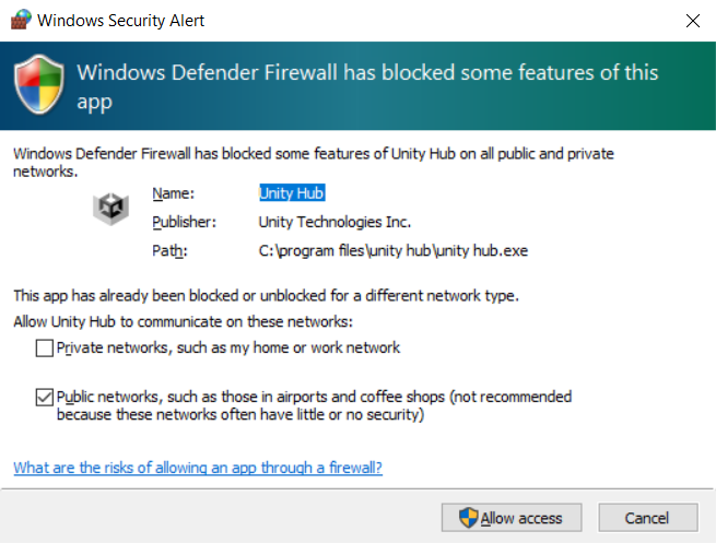 Windows Security Alert